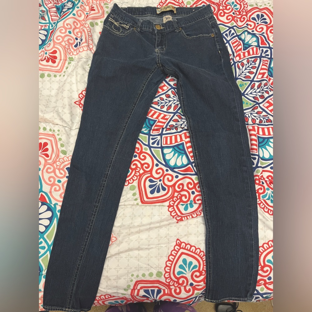 Tyte jeggings. US juniors size 9. Dark blue. Barely worn, very good condition.